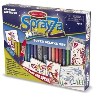 NWT- Melissa & Doug- Sprayza No-Fuss
Airbrush - Magic Super Deluxe Set